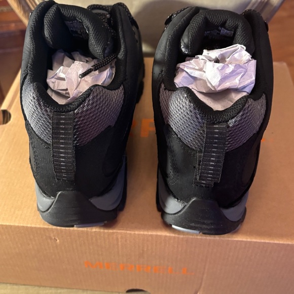 Merrell NWB Men's Moab Vertex 2 Mid WP CF Work Boot 10.5 Granite/Black - Picture 6 of 7